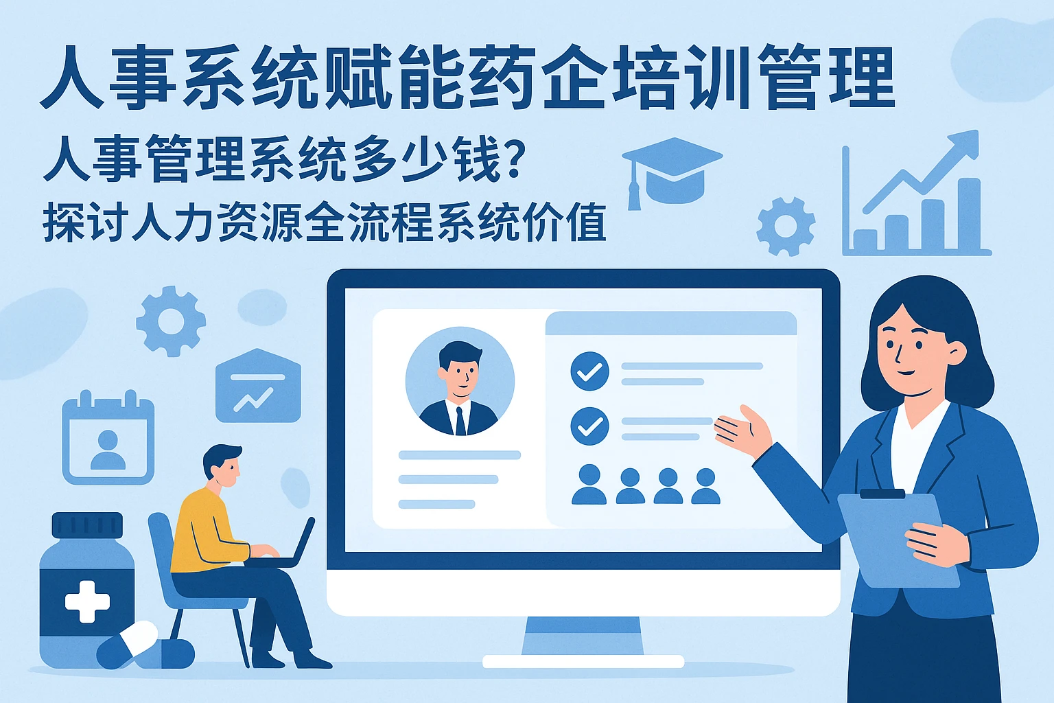 人事系统赋能药企培训管理——人事管理系统多少钱？探讨人力资源全流程系统价值