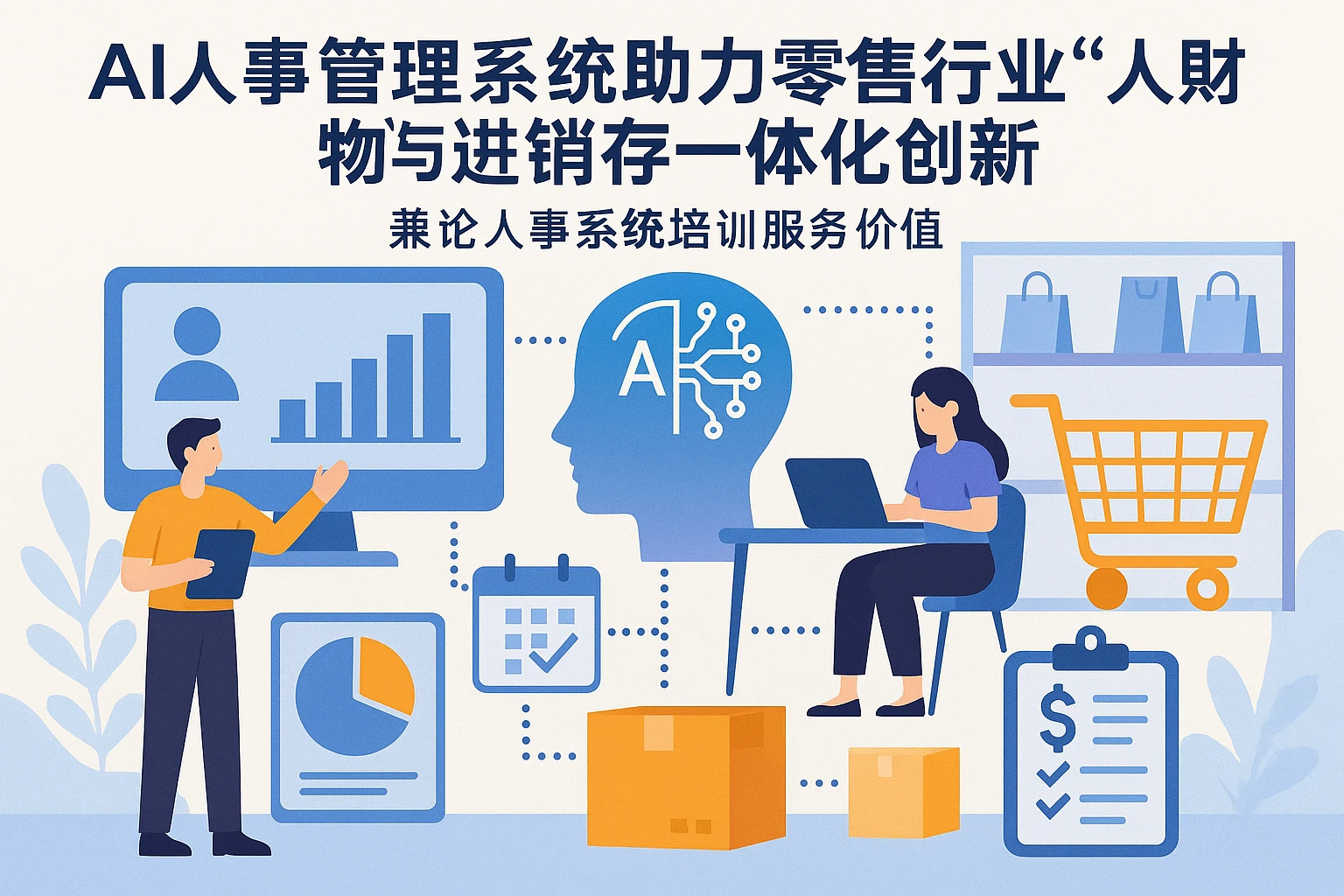 AI人事管理系统助力零售行业“人财物”与进销存一体化创新——兼论人事系统培训服务价值