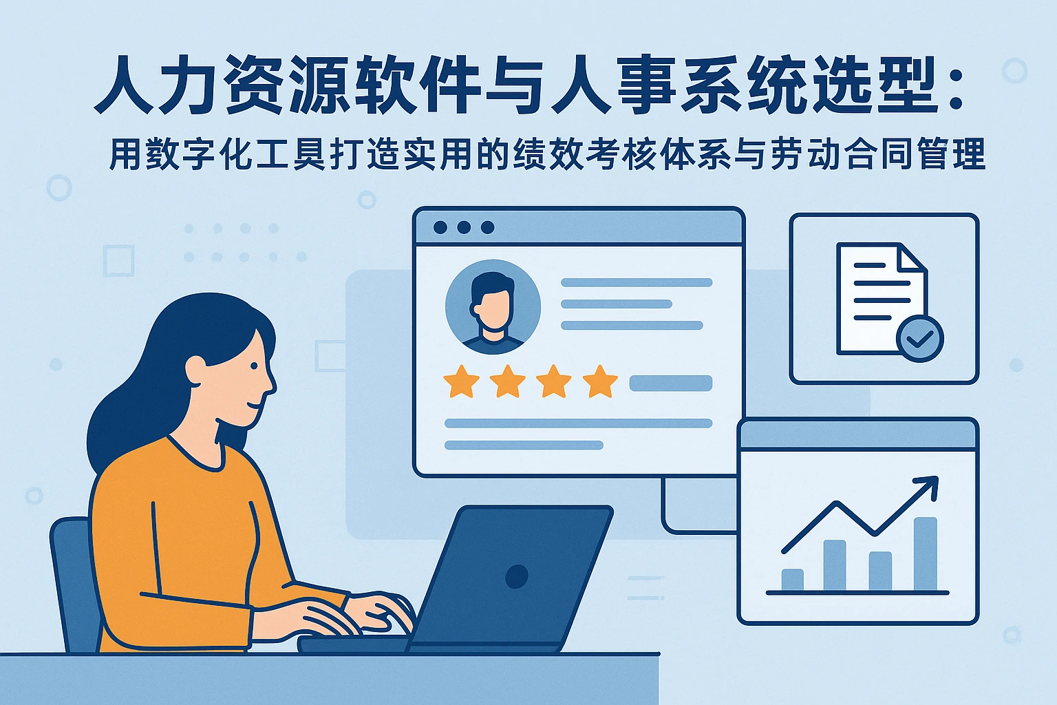 人力资源软件与人事系统选型：用数字化工具打造实用的绩效考核体系与劳动合同管理