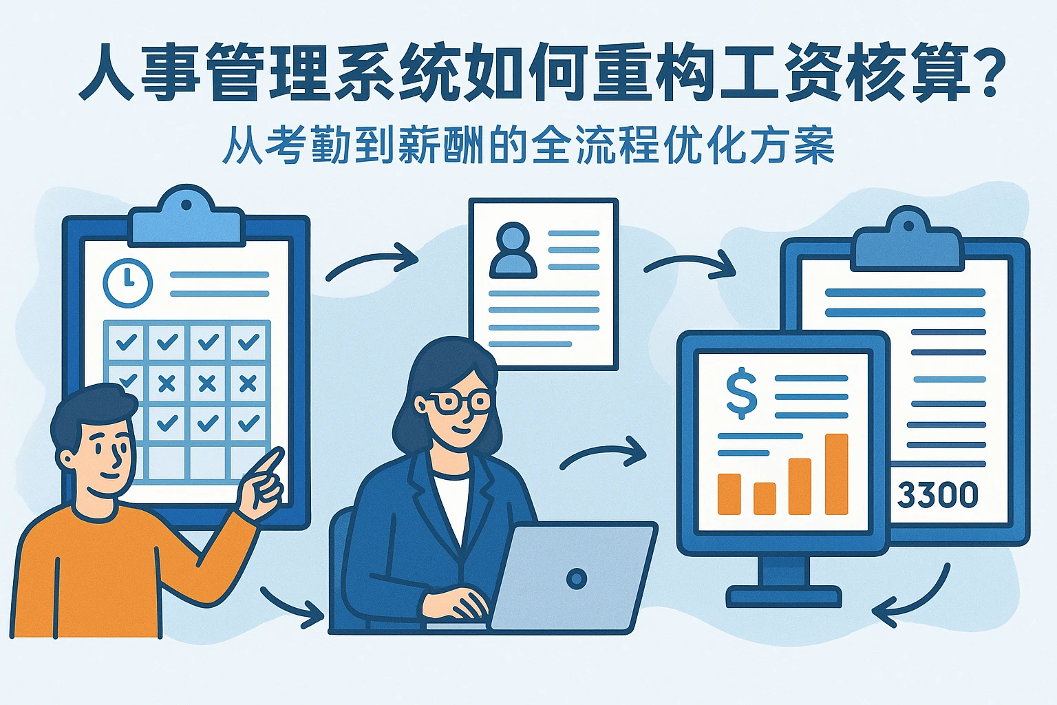 人事管理系统如何重构工资核算？从考勤到薪酬的全流程优化方案
