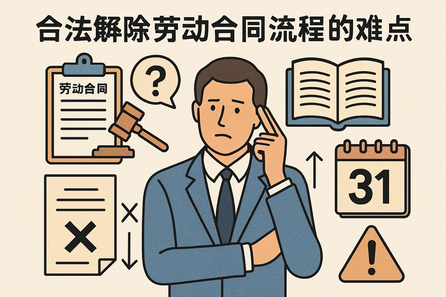 合法解除劳动合同流程的难点