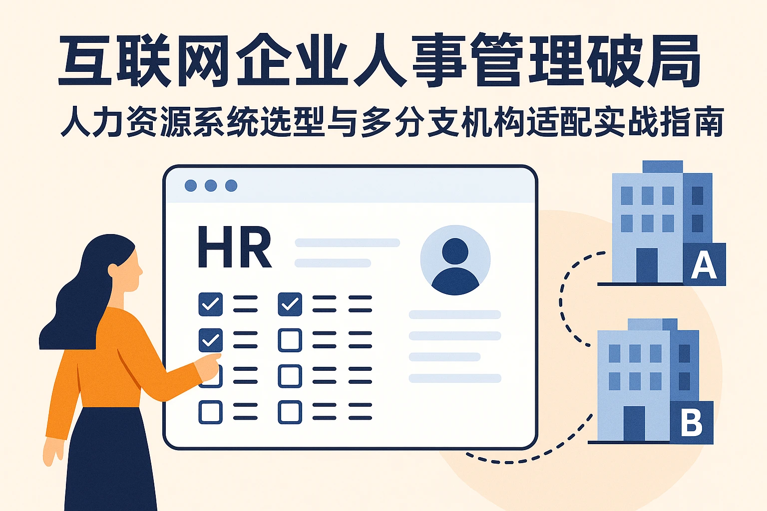 互联网企业人事管理破局：人力资源系统选型与多分支机构适配实战指南