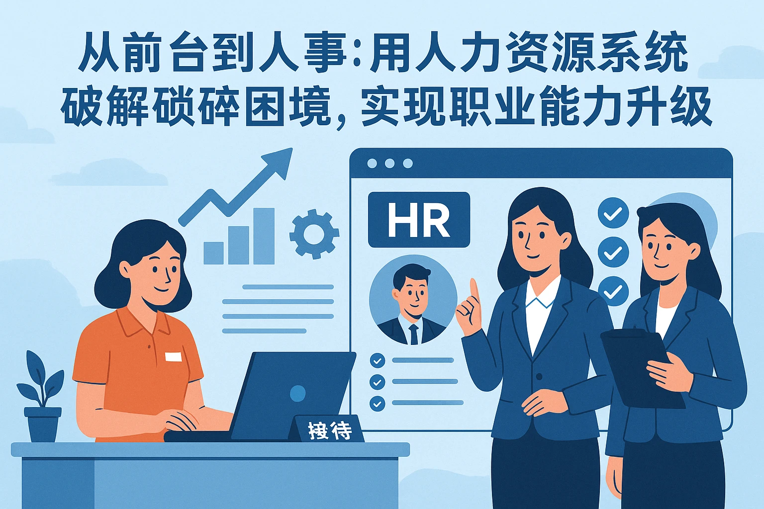 从前台到人事：用人力资源系统破解琐碎困境，实现职业能力升级