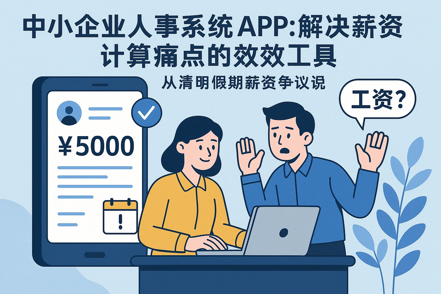 中小企业人事系统APP：解决薪资计算痛点的高效工具——从清明假期薪资争议说起
