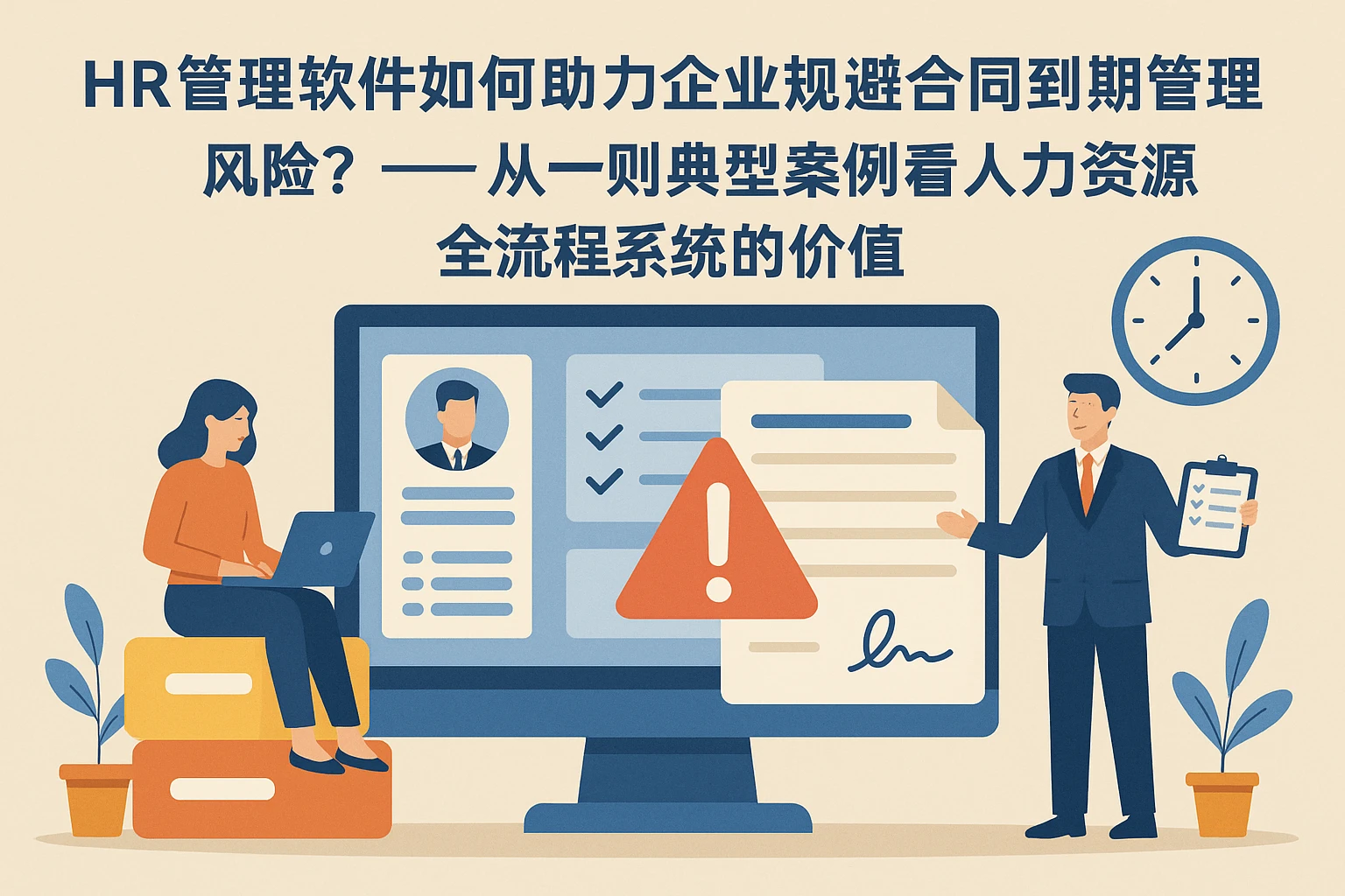 HR管理软件如何助力企业规避合同到期管理风险？——从一则典型案例看人力资源全流程系统的价值