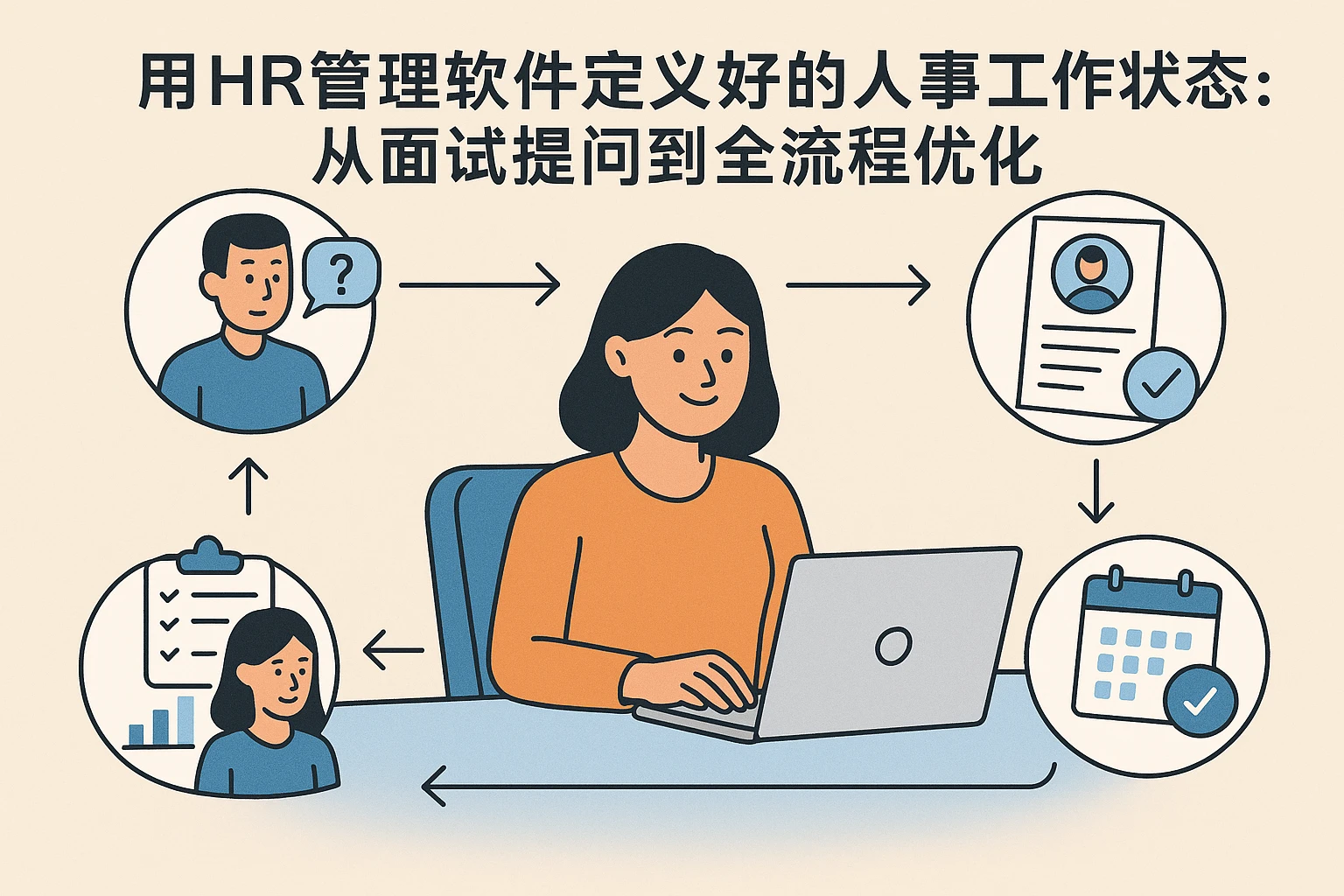用HR管理软件定义好的人事工作状态：从面试提问到全流程优化