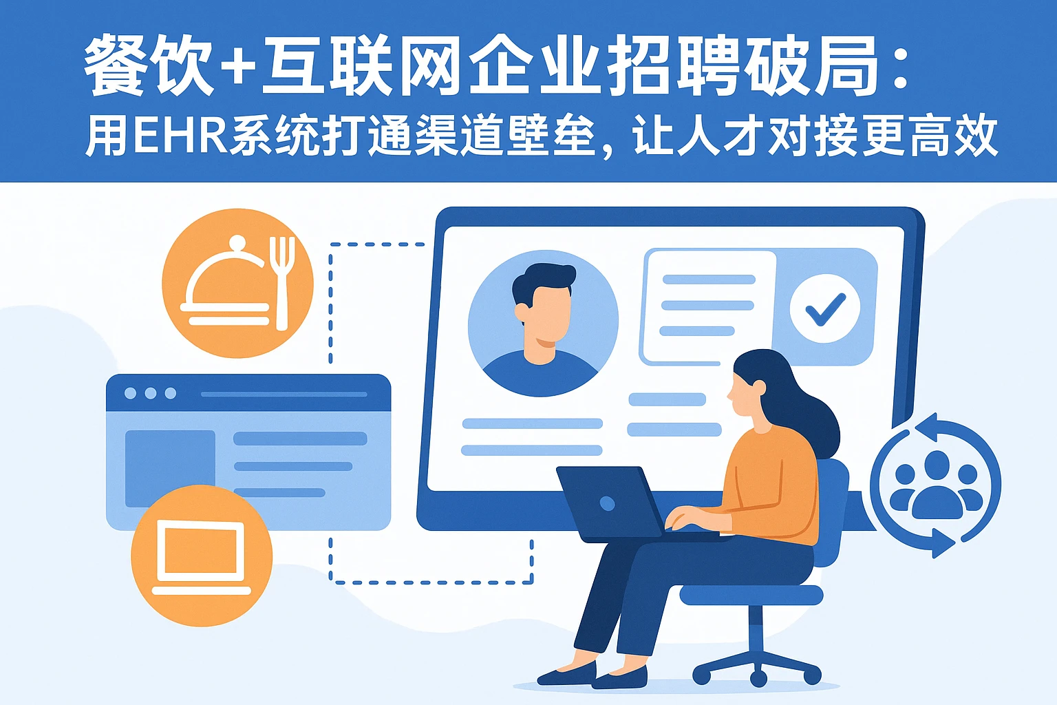 餐饮+互联网企业招聘破局：用EHR系统打通渠道壁垒，让人才对接更高效