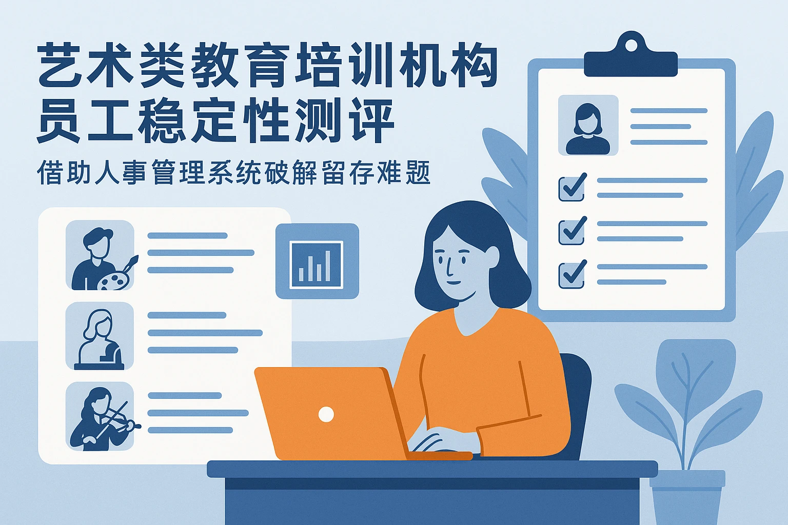 艺术类教育培训机构员工稳定性测评：借助人事管理系统破解留存难题