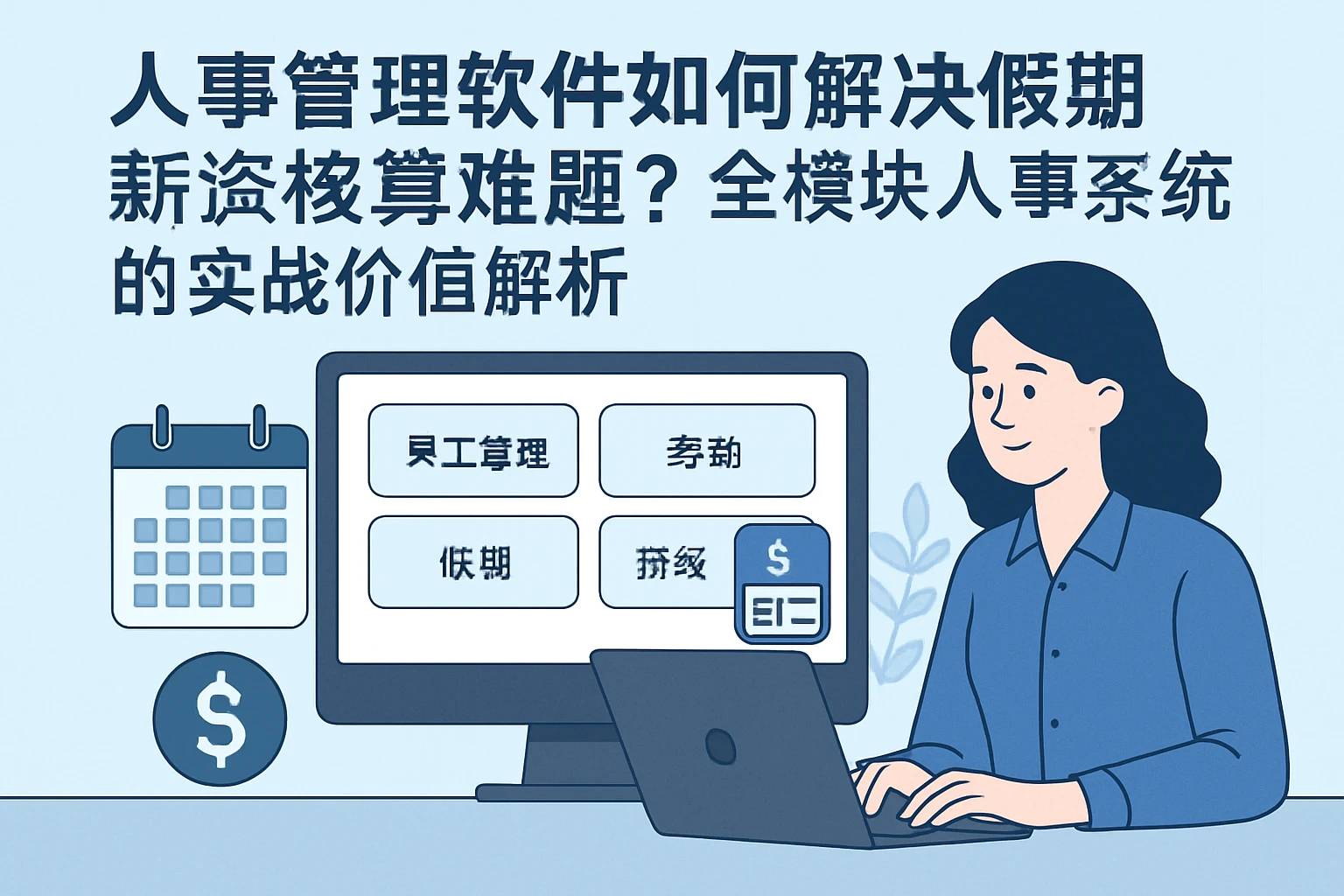 人事管理软件如何解决假期薪资核算难题？全模块人事系统的实战价值解析