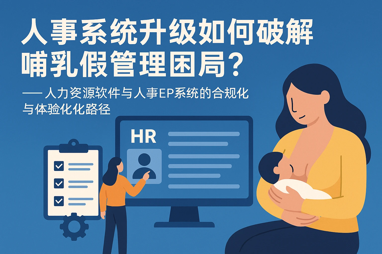 人事系统升级如何破解哺乳假管理困局？——人力资源软件与人事ERP系统的合规化与体验优化路径