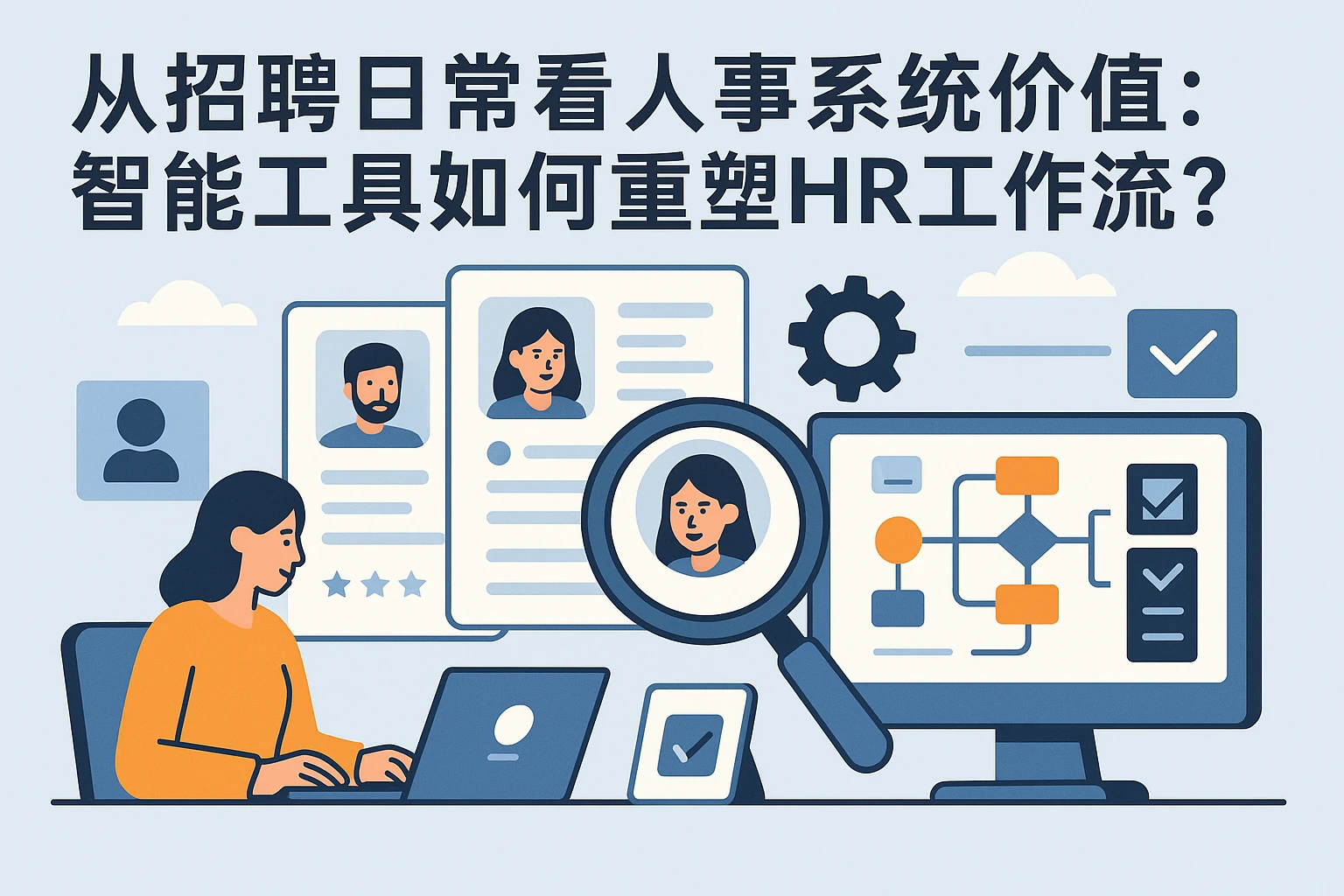 从招聘日常看人事系统价值：智能工具如何重塑HR工作流？