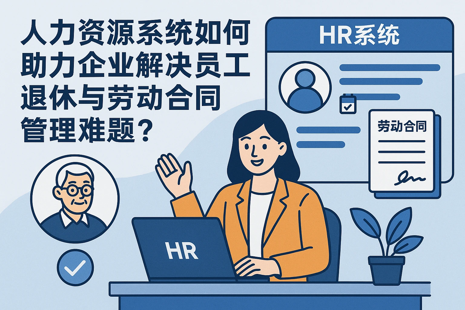 人力资源系统如何助力企业解决员工退休与劳动合同管理难题？