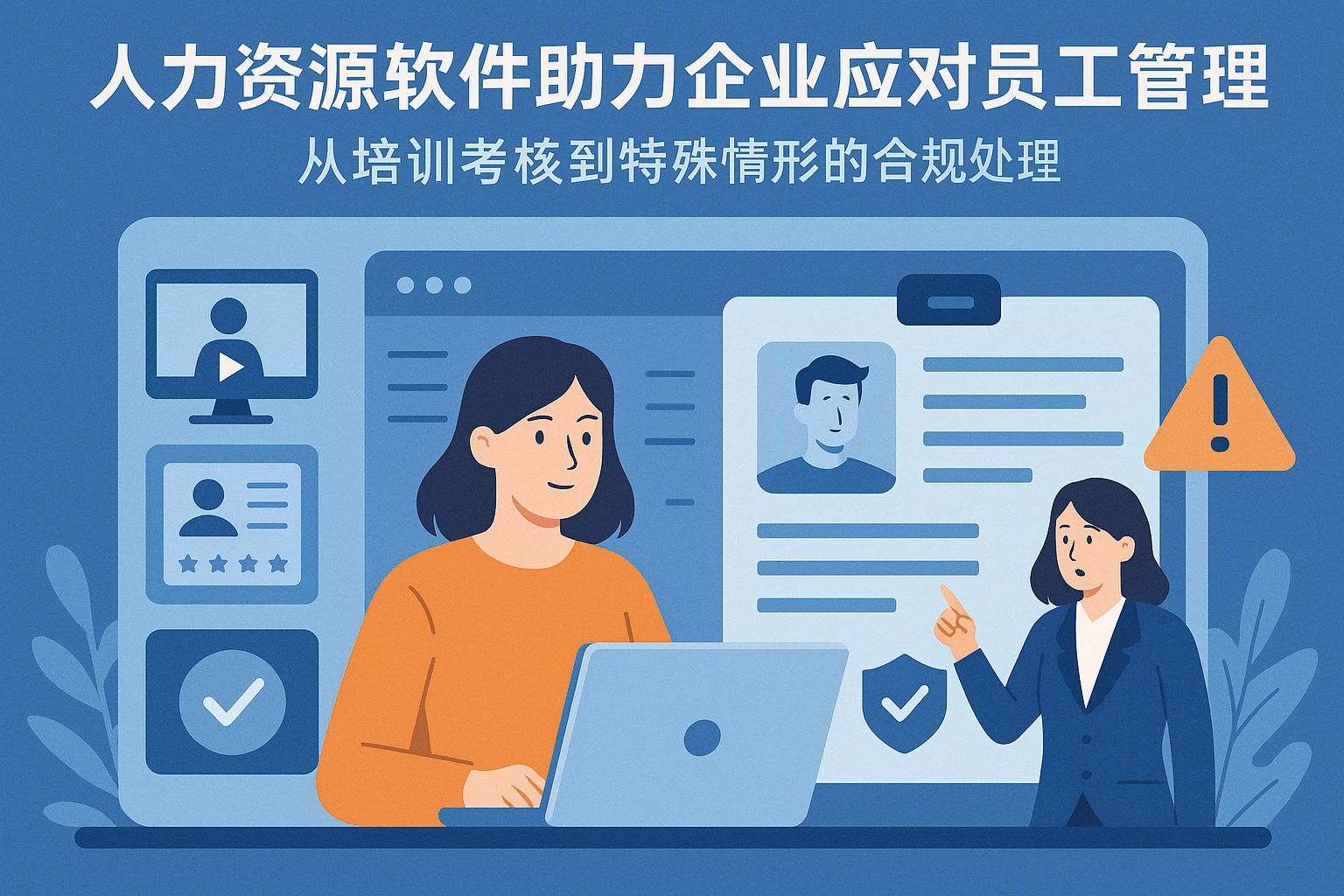 人力资源软件助力企业应对员工管理难题：从培训考核到特殊情形的合规处理