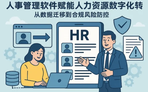 人事管理软件赋能人力资源数字化转型：从数据迁移到合规风险防控