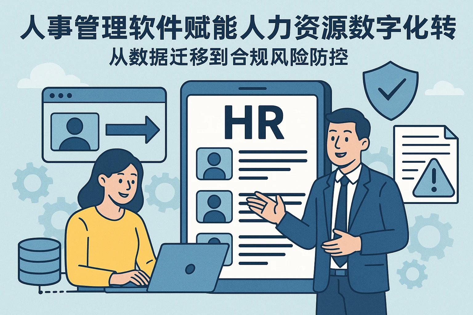 人事管理软件赋能人力资源数字化转型：从数据迁移到合规风险防控