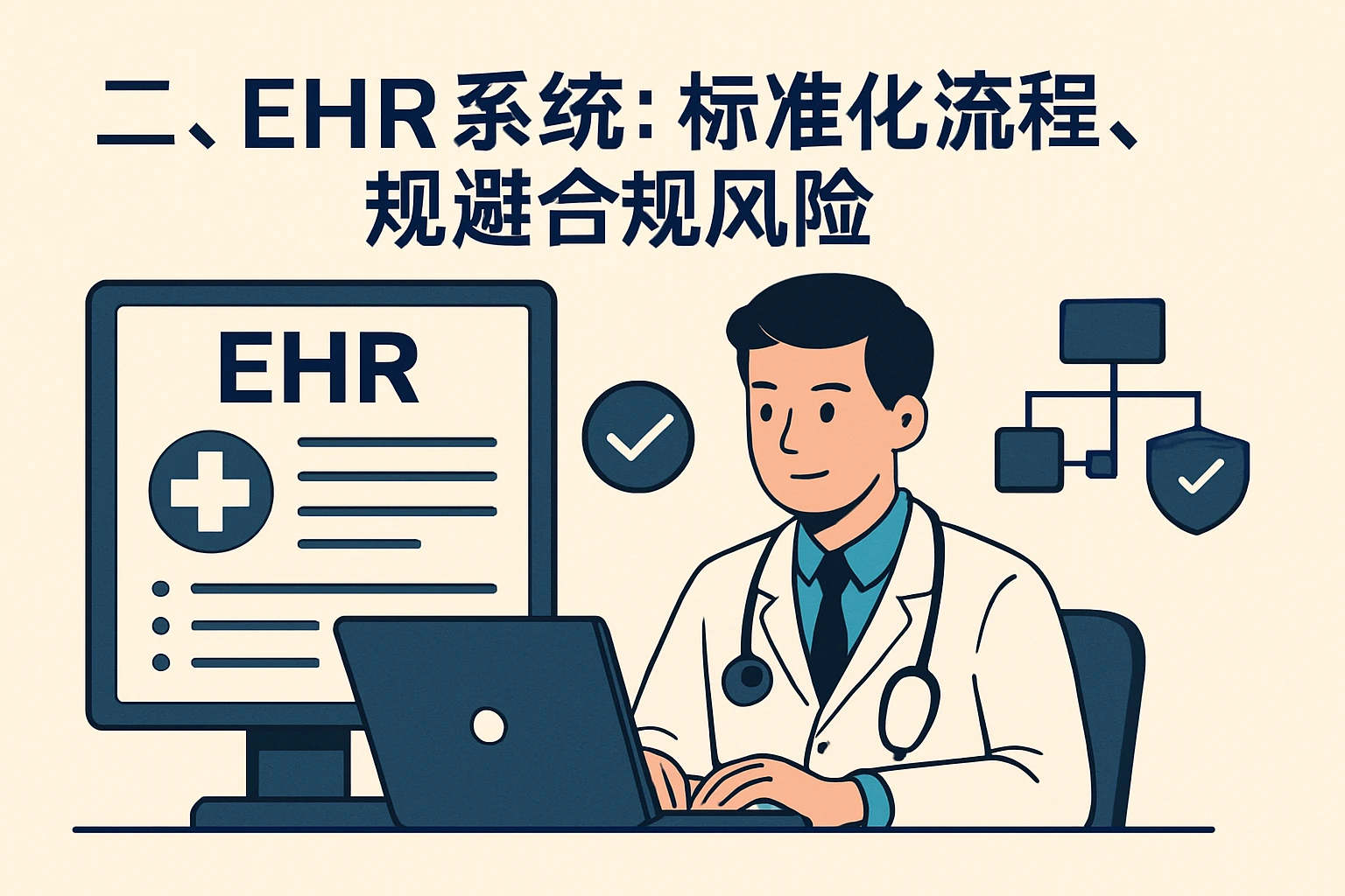 二、EHR系统：标准化流程，规避合规风险