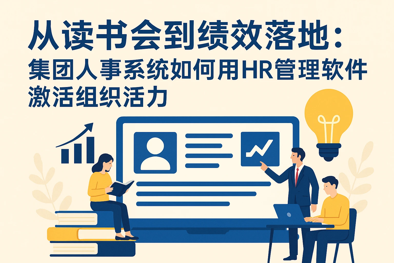 从读书会到绩效落地：集团人事系统如何用HR管理软件激活组织活力