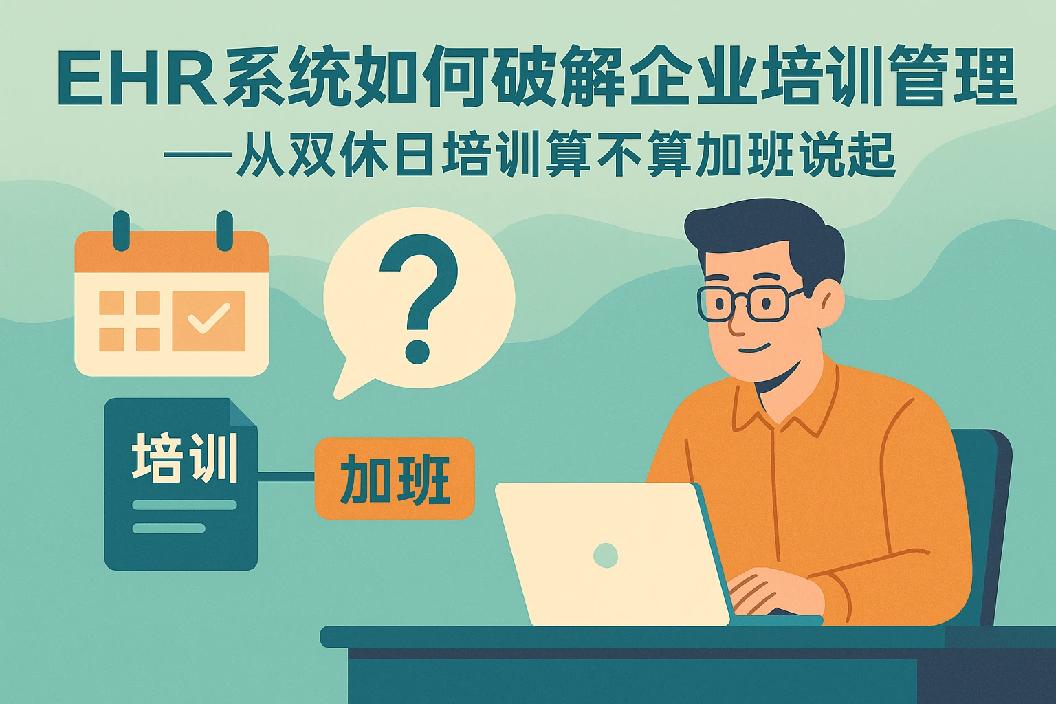 EHR系统如何破解企业培训管理痛点——从双休日培训算不算加班说起