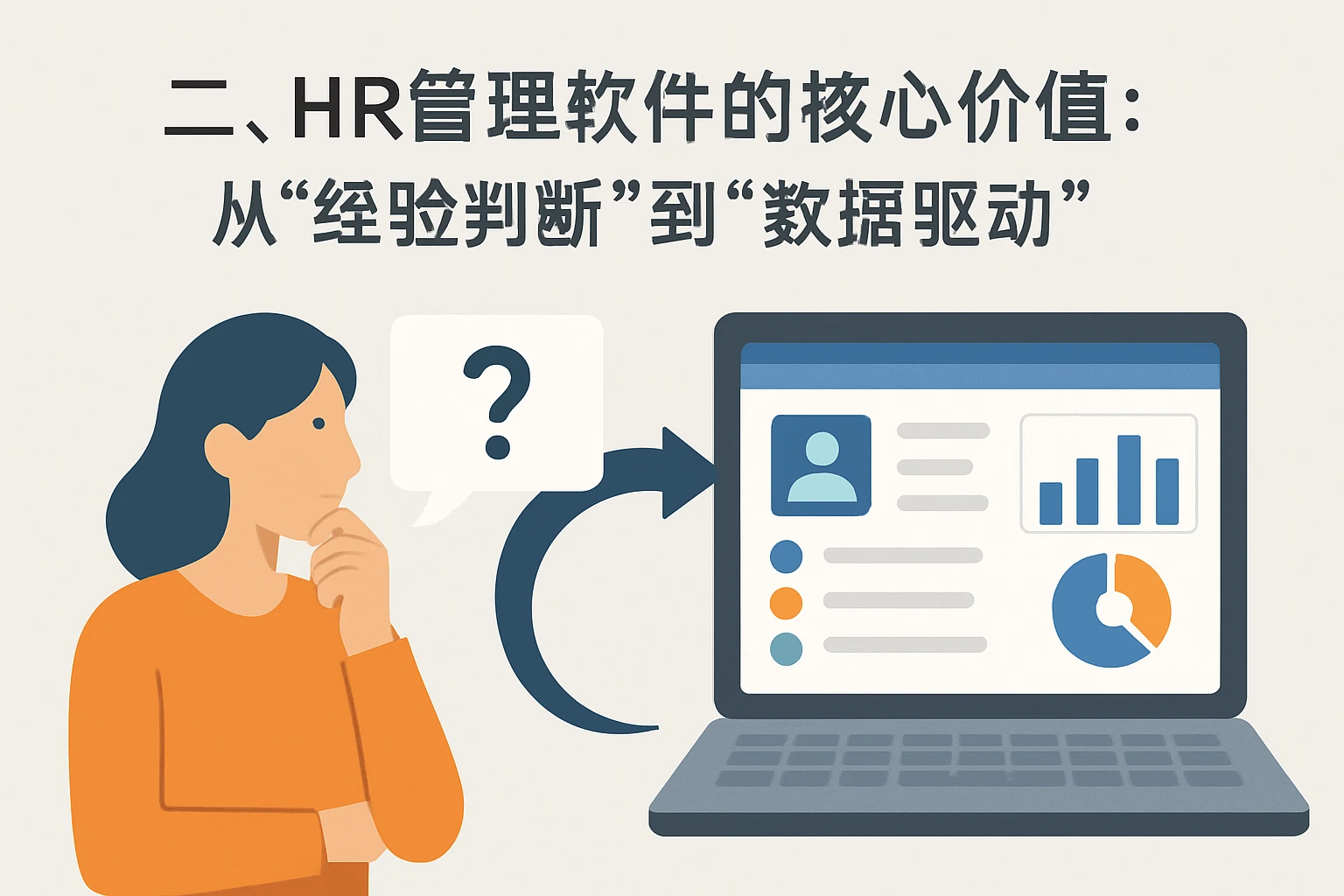 二、HR管理软件的核心价值：从“经验判断”到“数据驱动”