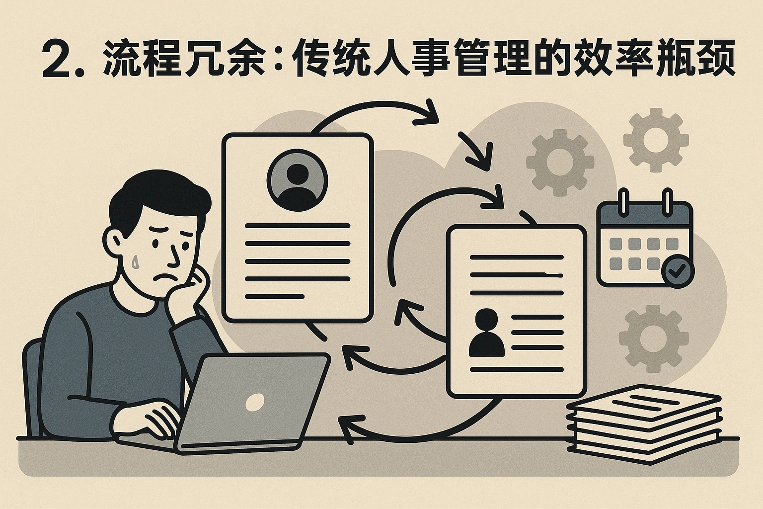 2. 流程冗余：传统人事管理的效率瓶颈