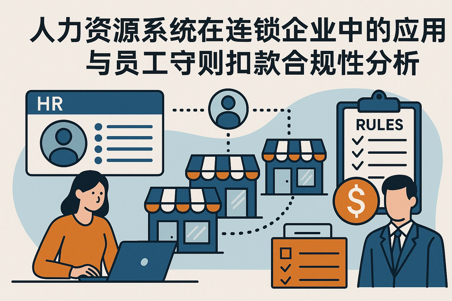 人力资源系统在连锁企业中的应用与员工守则扣款合规性分析