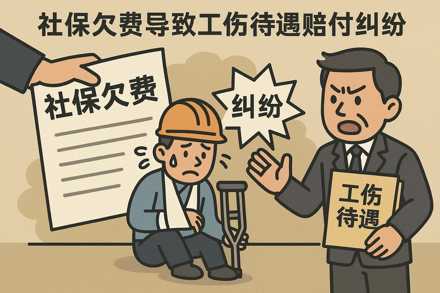2. 社保欠费导致工伤待遇赔付纠纷