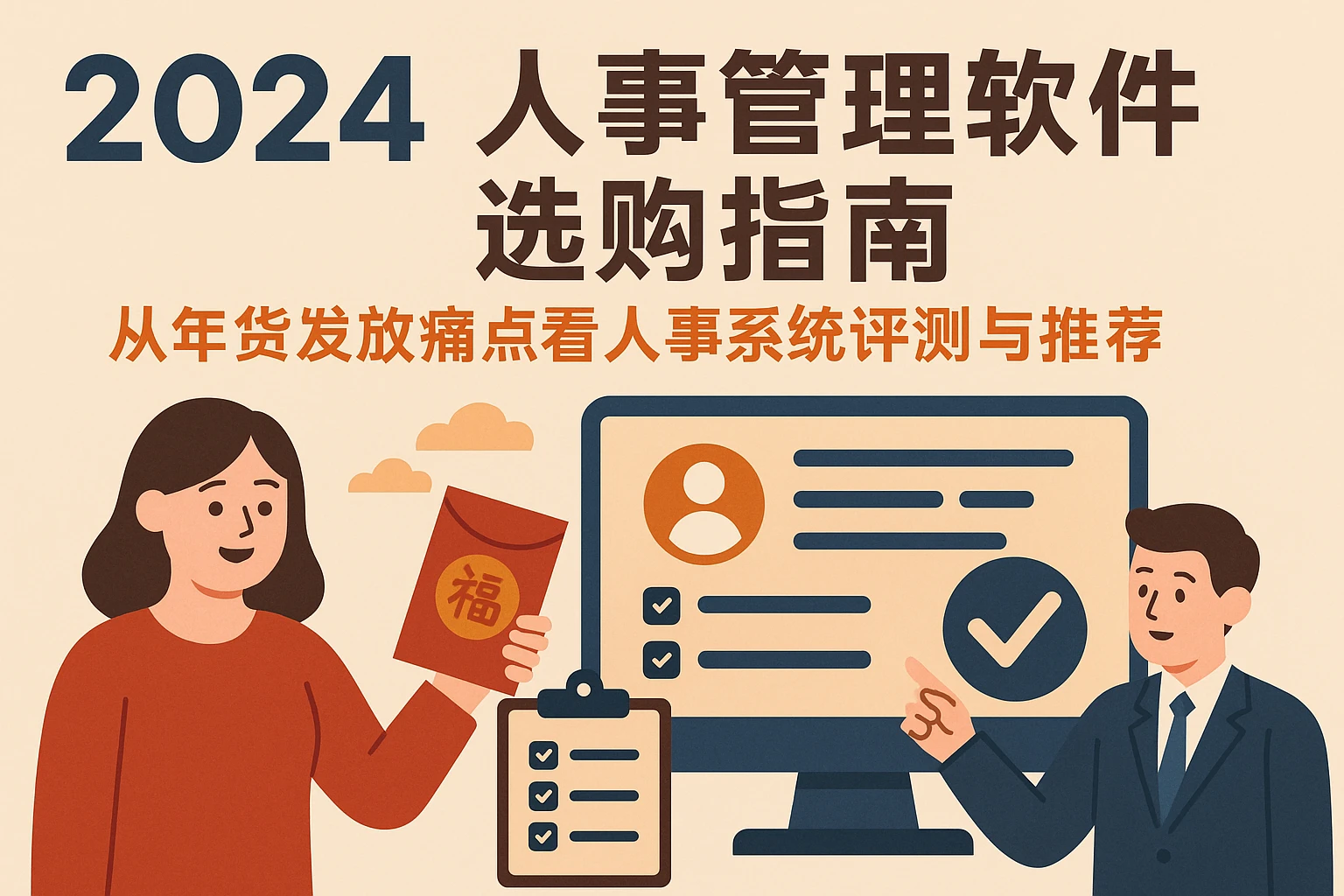 2024人事管理软件选购指南：从年货发放痛点看人事系统评测与推荐
