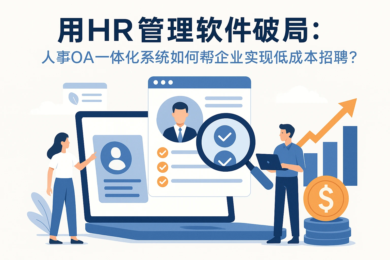 用HR管理软件破局：人事OA一体化系统如何帮企业实现低成本招聘？