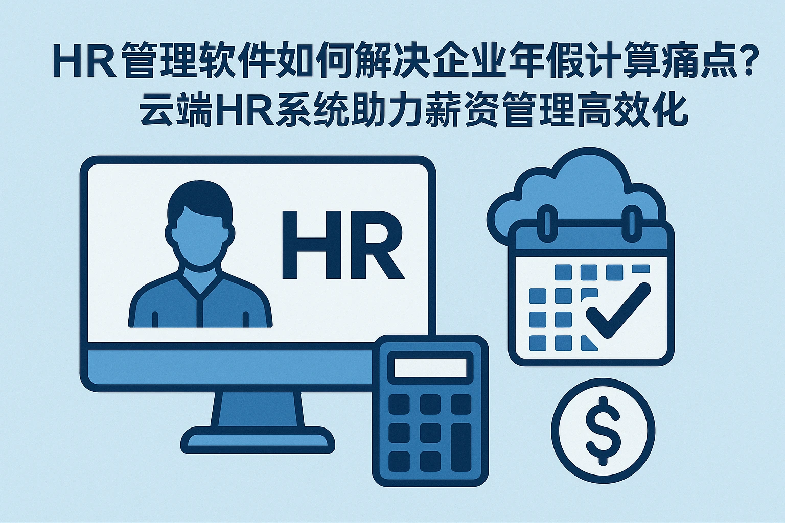 HR管理软件如何解决企业年假计算痛点？云端HR系统助力薪资管理高效化
