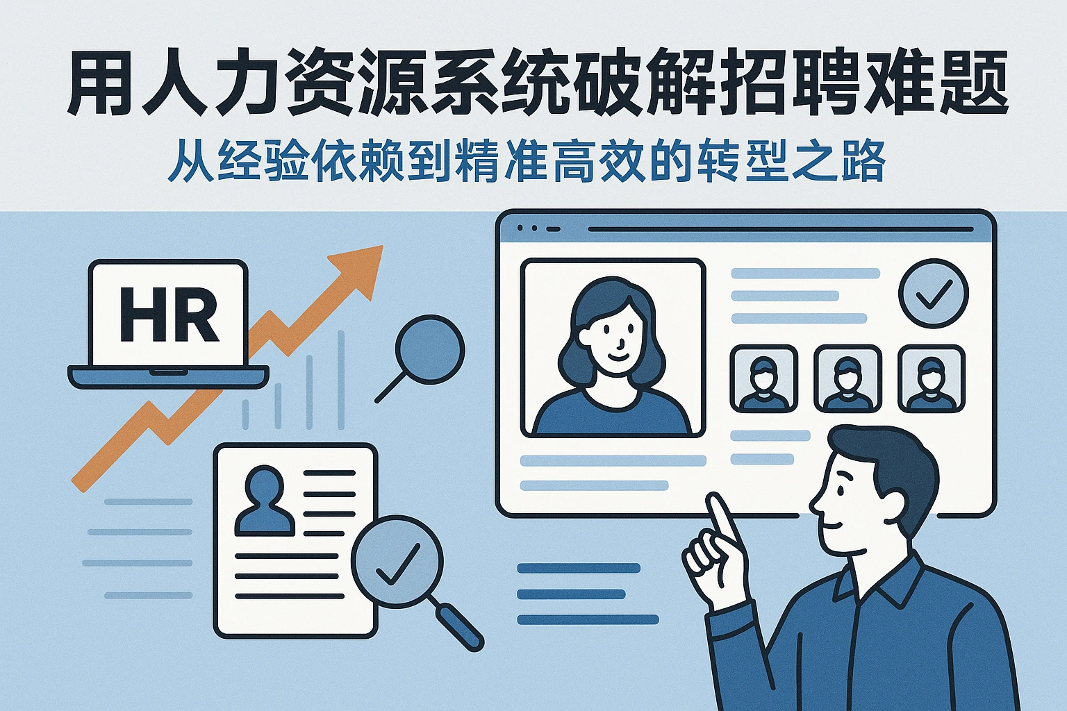 用人力资源系统破解招聘难题：从经验依赖到精准高效的转型之路