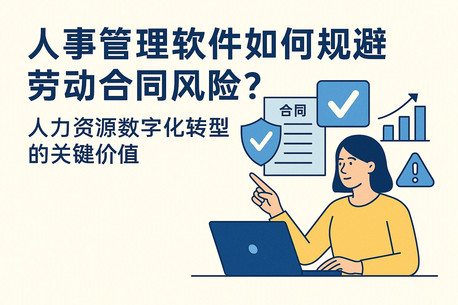 人事管理软件如何规避劳动合同风险？人力资源数字化转型的关键价值