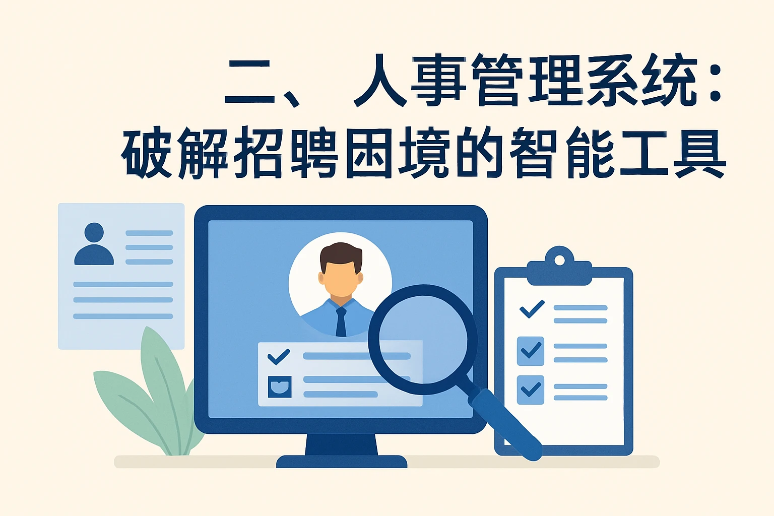 二、人事管理系统：破解招聘困境的智能工具
