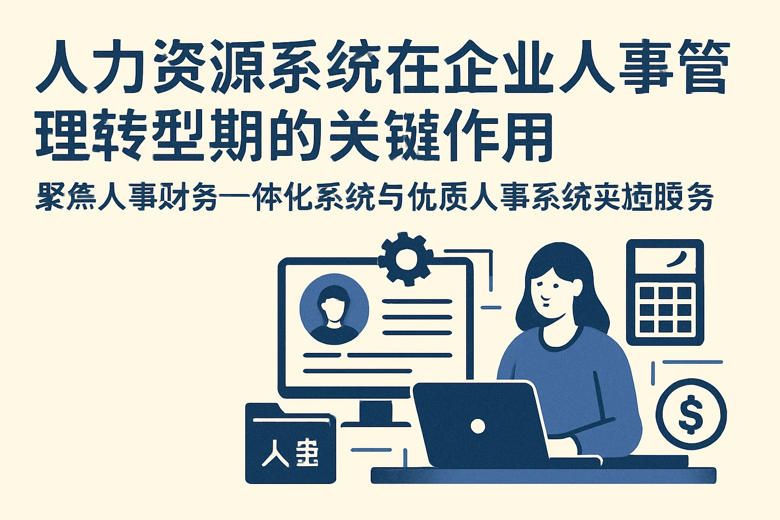 人力资源系统在企业人事管理转型期的关键作用——聚焦人事财务一体化系统与优质人事系统实施服务