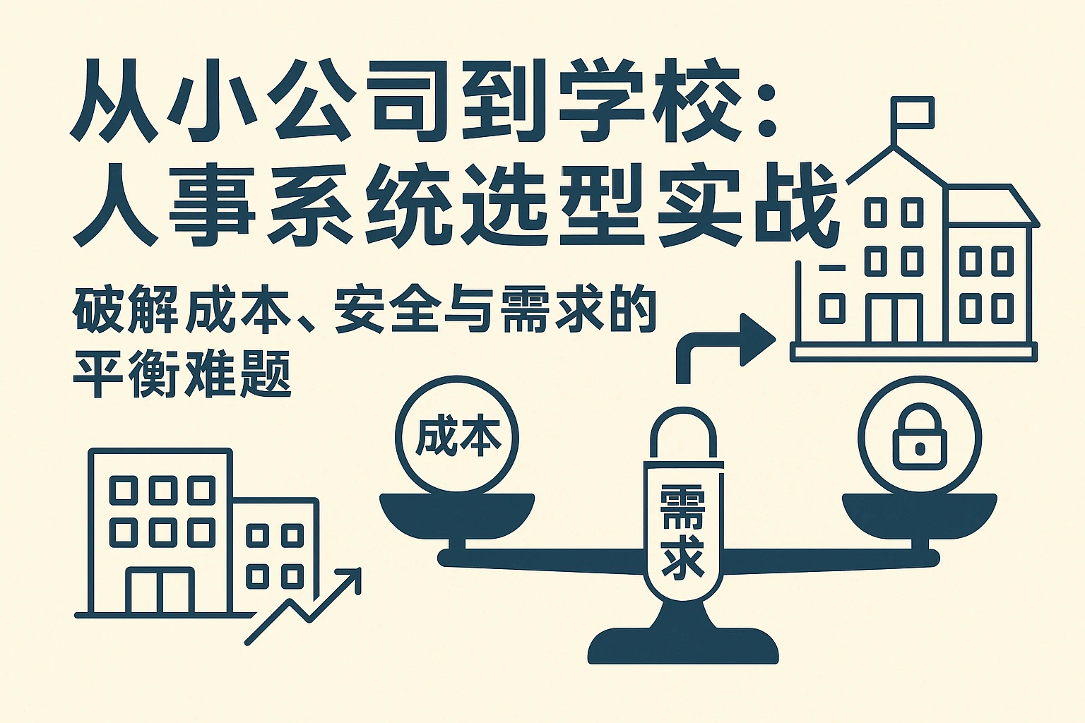 从小公司到学校：人事系统选型实战——破解成本、安全与需求的平衡难题