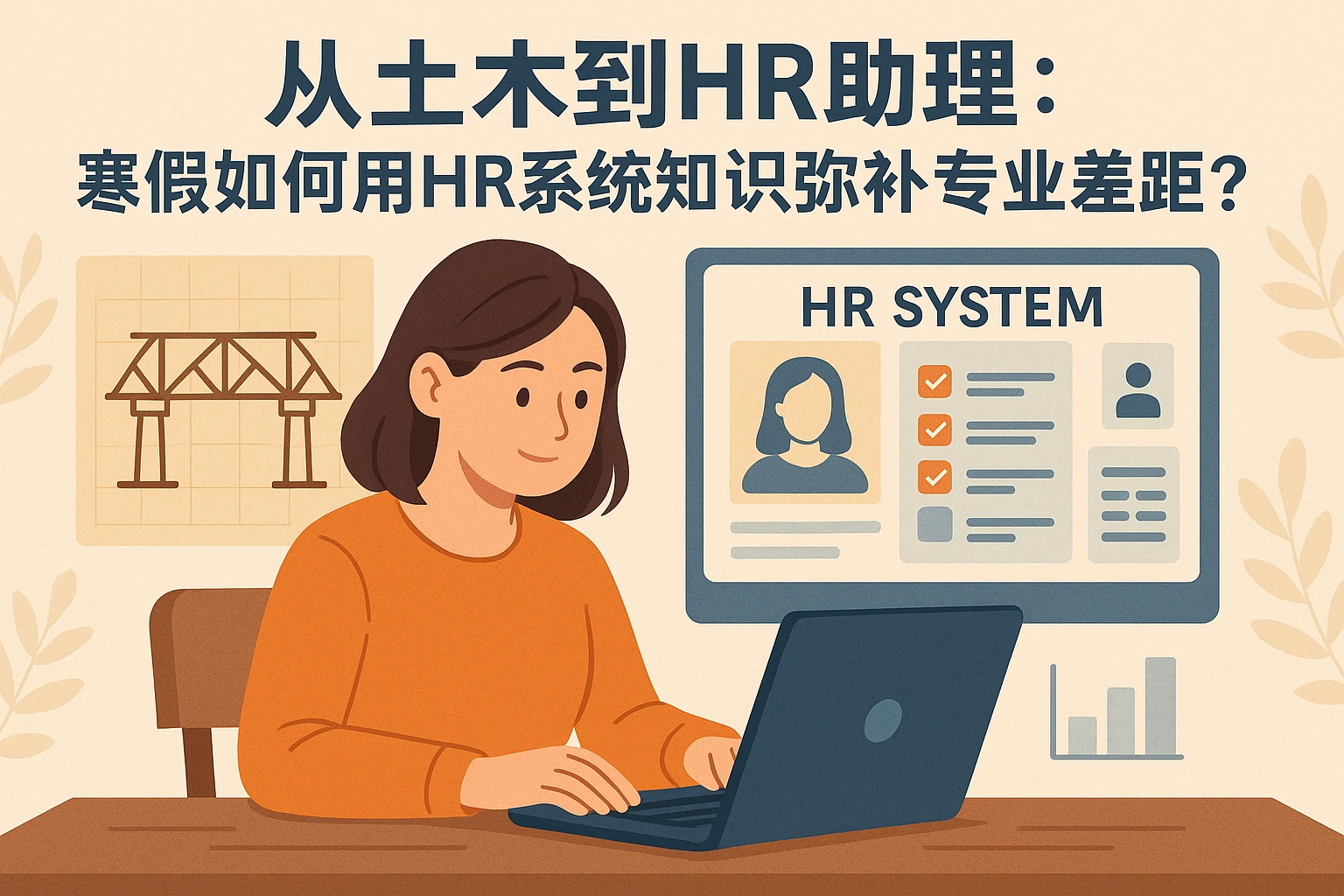 从土木到HR助理：寒假如何用HR系统知识弥补专业差距？
