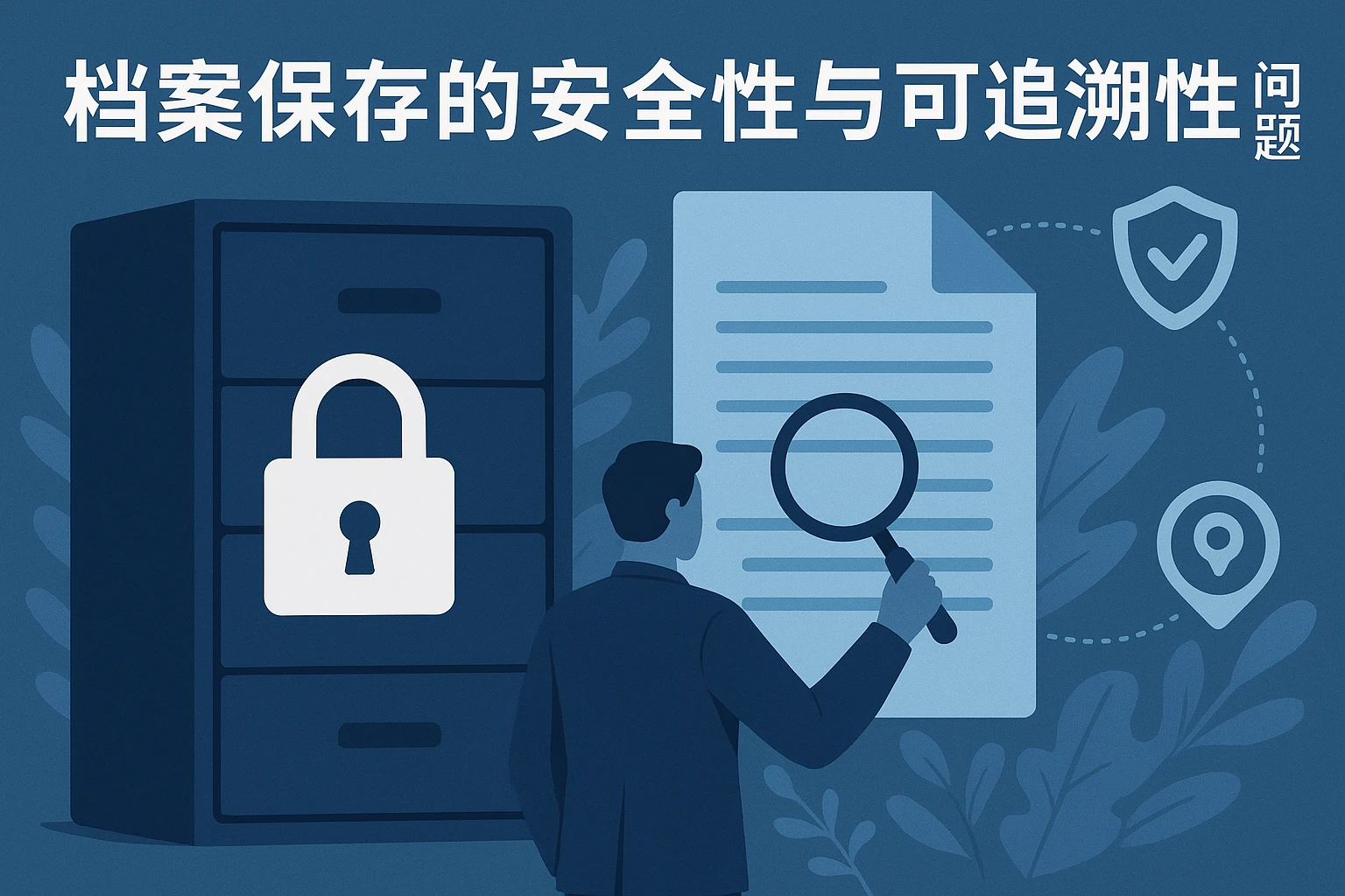 档案保存的安全性与可追溯性问题