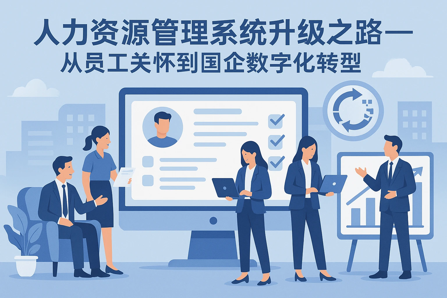人力资源管理系统升级之路——从员工关怀到国企数字化转型