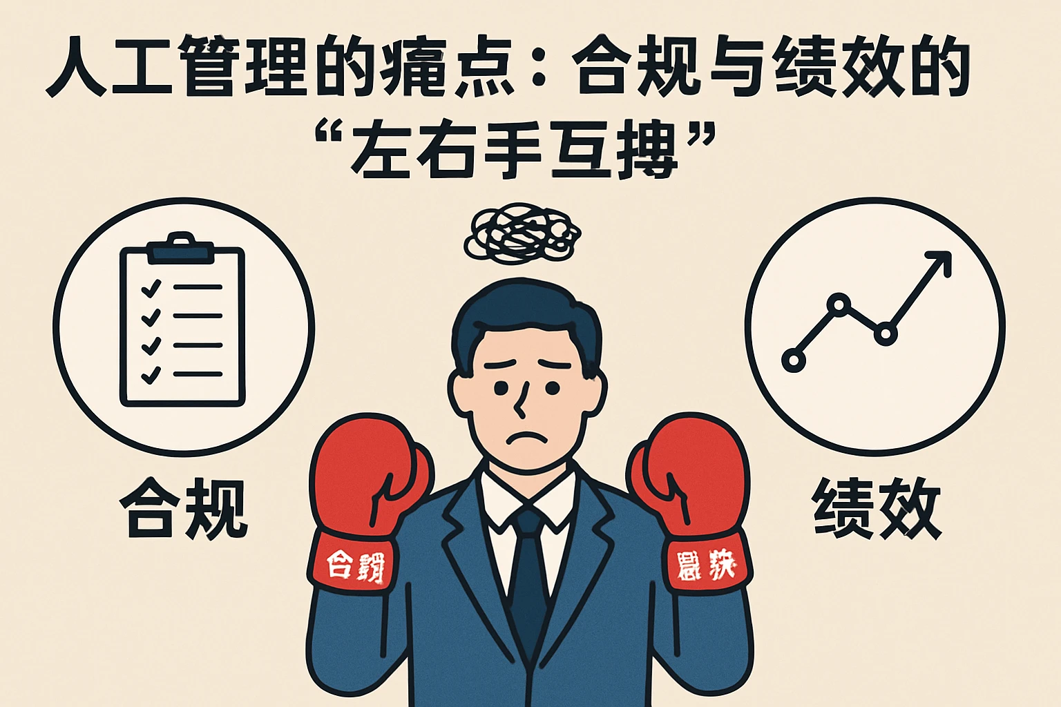 1.2 人工管理的痛点：合规与绩效的“左右手互搏”