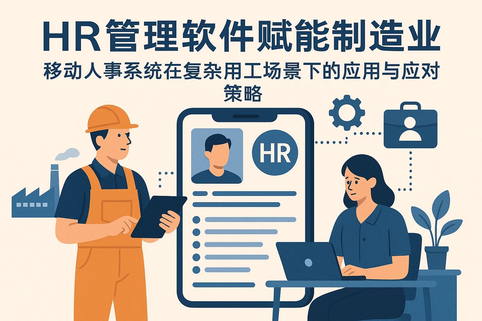 HR管理软件赋能制造业：移动人事系统在复杂用工场景下的应用与应对策略