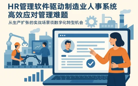 HR管理软件驱动制造业人事系统高效应对管理难题 —— 从生产扩张的实战场景谈数字化转型机会