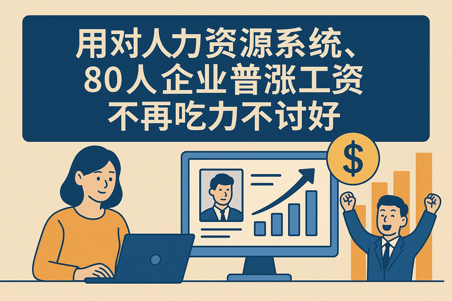 用对人力资源系统，80人企业普涨工资不再吃力不讨好