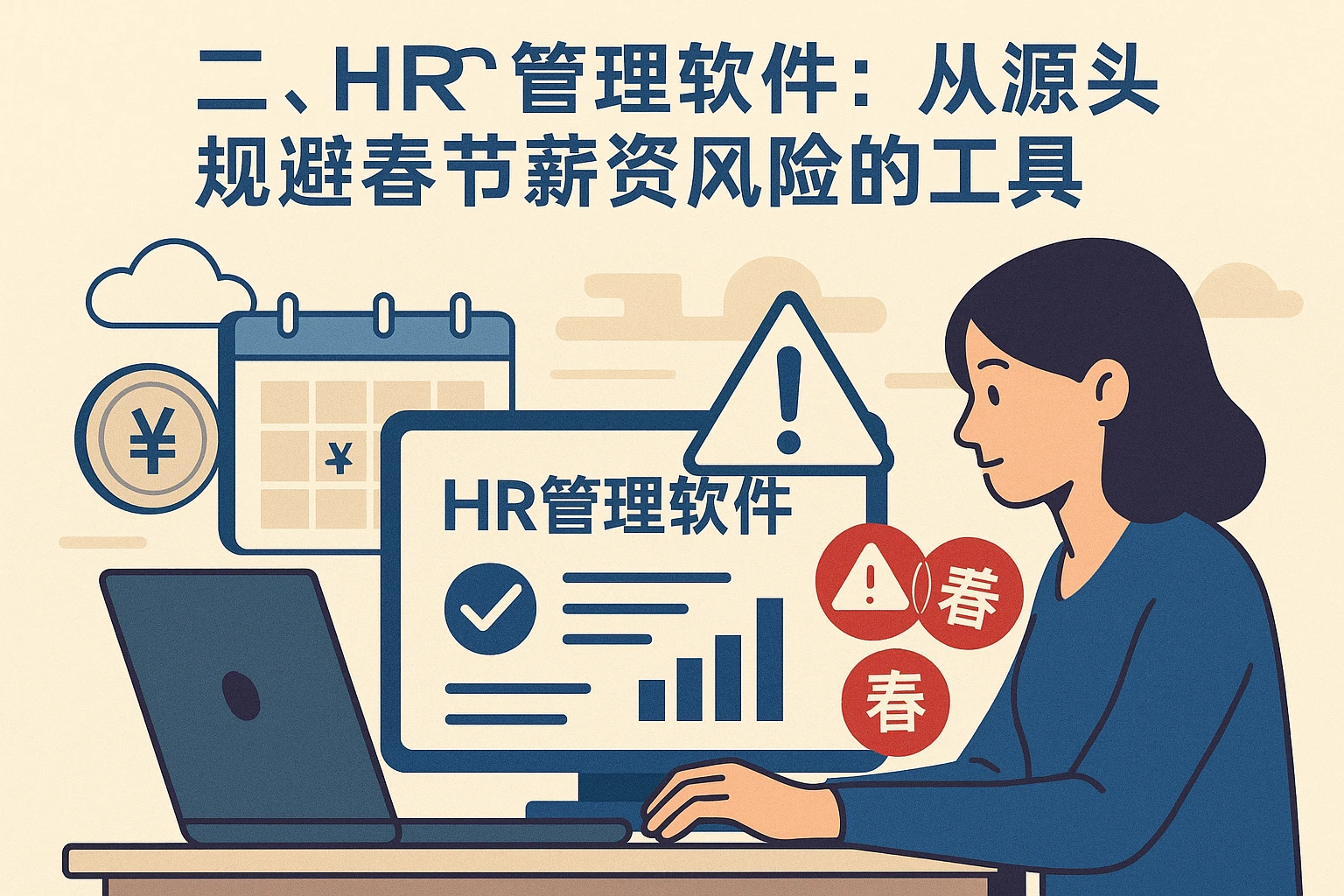 二、HR管理软件：从源头规避春节薪资风险的工具