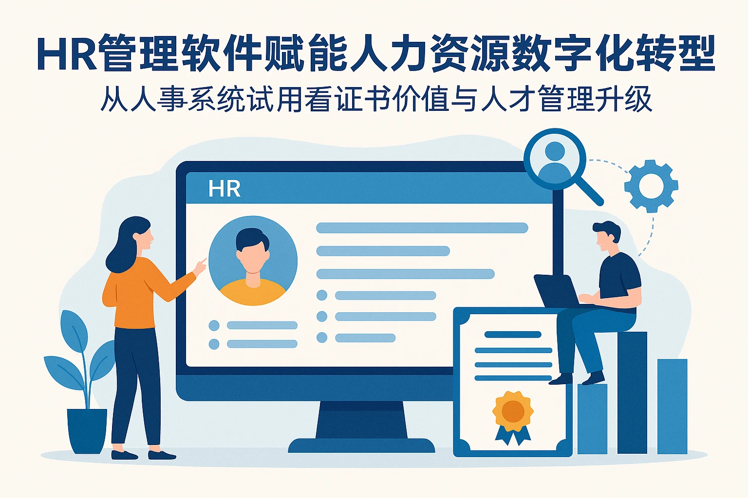 HR管理软件赋能人力资源数字化转型：从人事系统试用看证书价值与人才管理升级