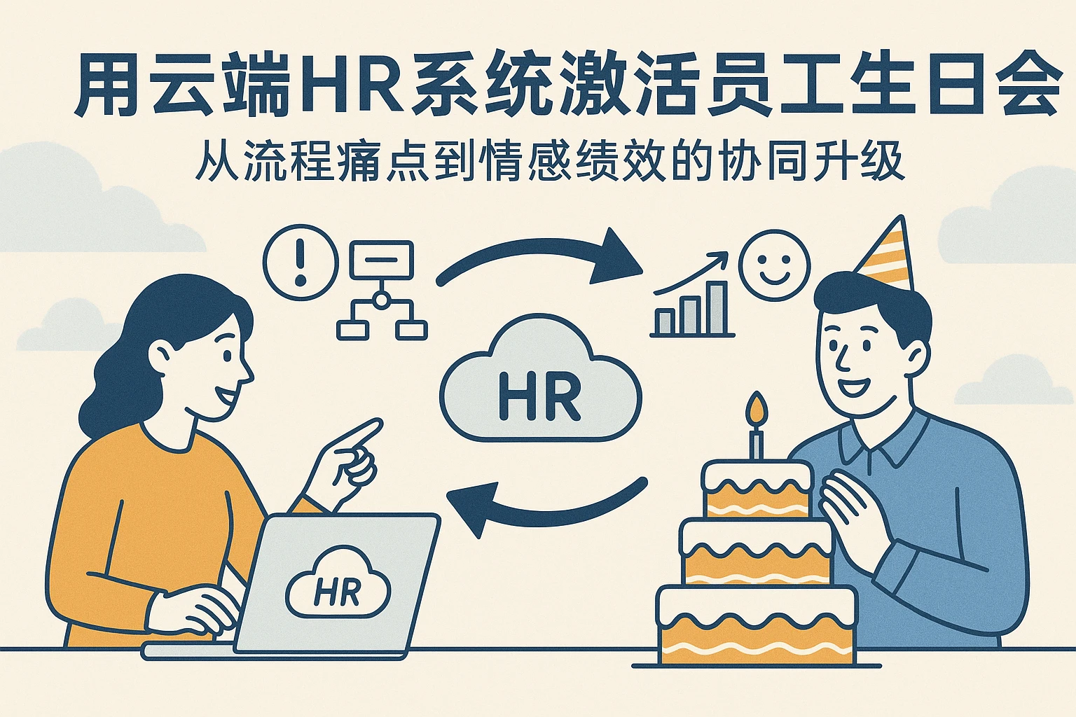 用云端HR系统激活员工生日会：从流程痛点到情感绩效的协同升级