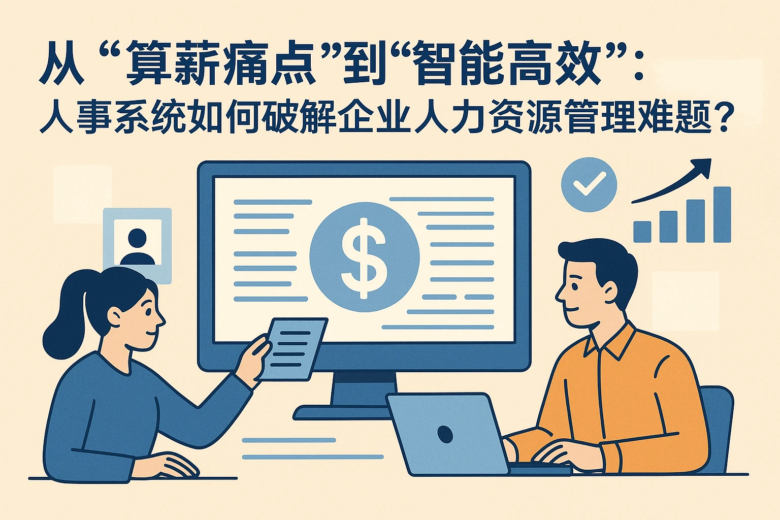从“算薪痛点”到“智能高效”：人事系统如何破解企业人力资源管理难题？