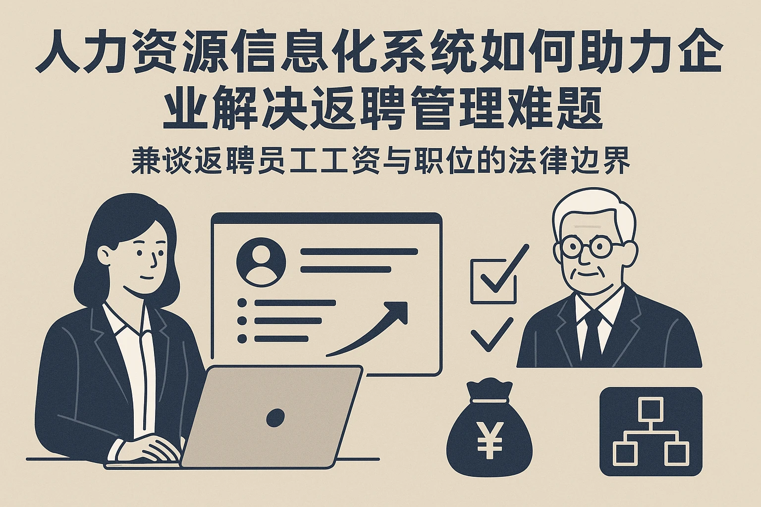 人力资源信息化系统如何助力企业解决返聘管理难题——兼谈返聘员工工资与职位的法律边界