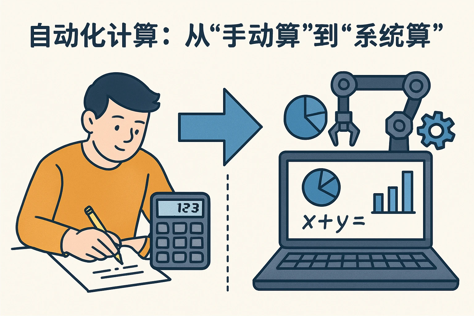 2. 自动化计算：从“手动算”到“系统算”