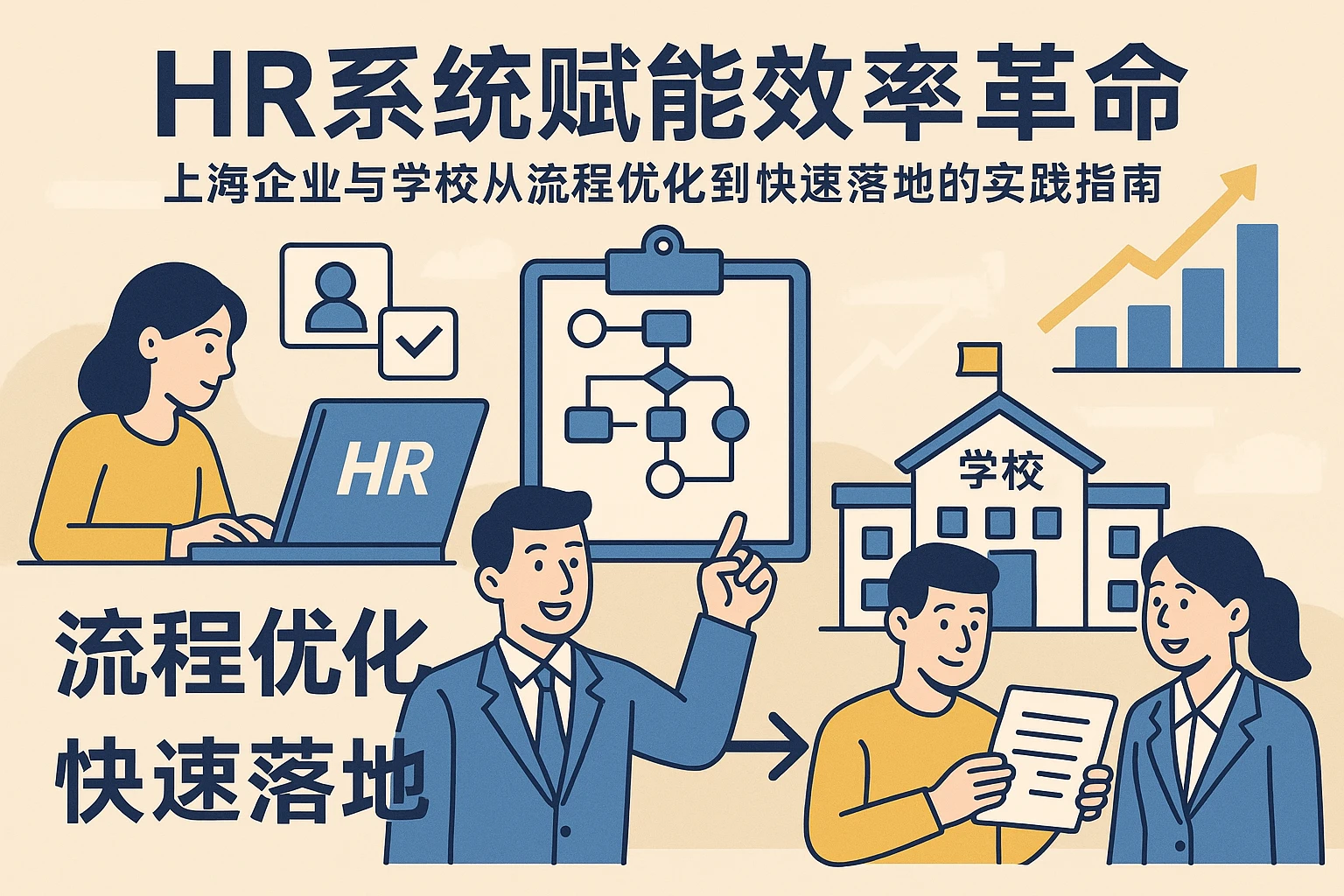 HR系统赋能效率革命：上海企业与学校从流程优化到快速落地的实践指南