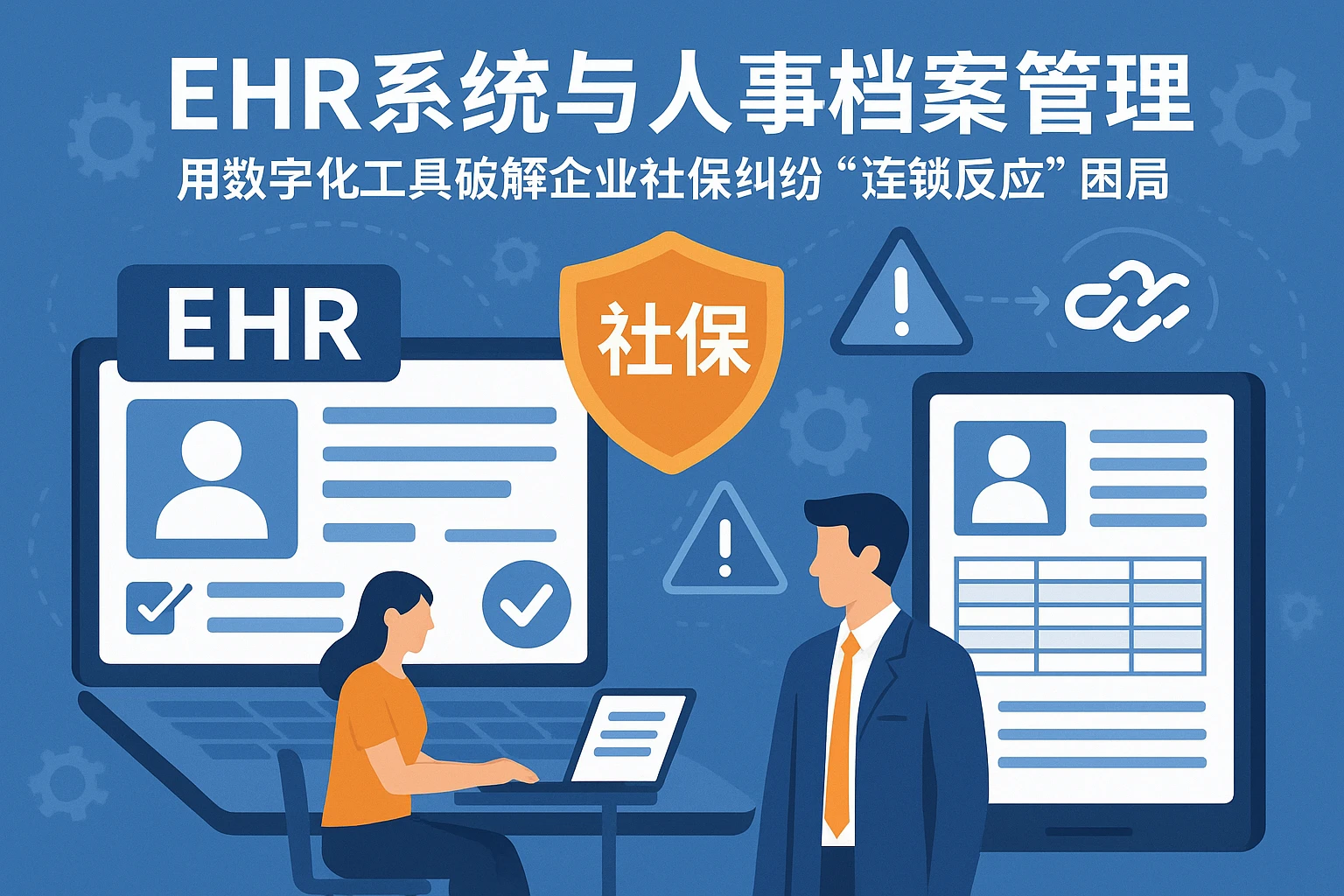 EHR系统与人事档案管理：用数字化工具破解企业社保纠纷“连锁反应”困局