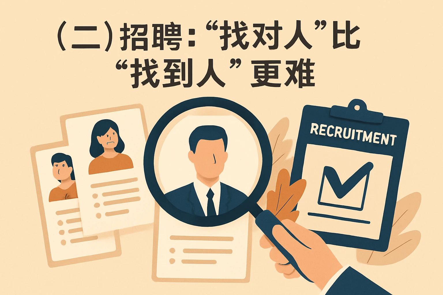 （二）招聘：“找对人”比“找到人”更难